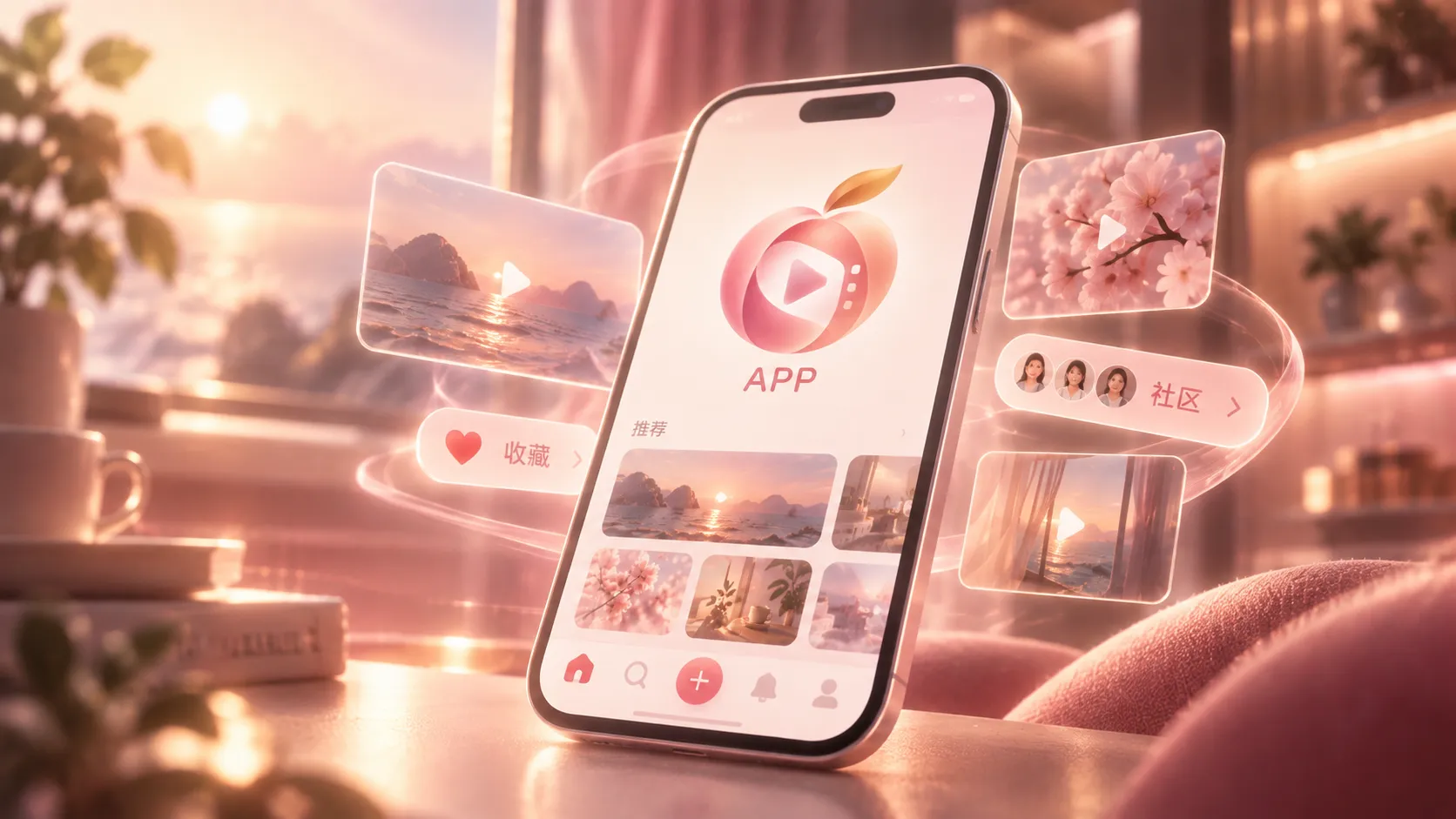 移动端APP内容浏览界面场景